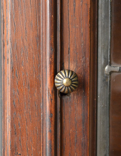 j-991-f アンティークブックビューロー（本棚兼デスク）の取っ手