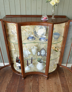 j-993-f アンティークガラスキャビネットの扉