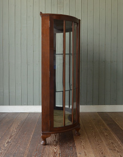 j-993-f アンティークガラスキャビネットの横