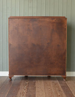 j-993-f アンティークガラスキャビネットの後ろ