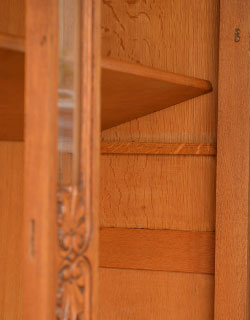 j-998-f アンティークガラスキャビネットの棚板