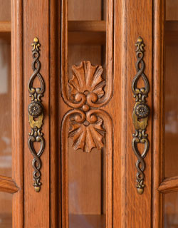 j-998-f アンティークガラスキャビネットの取っ手