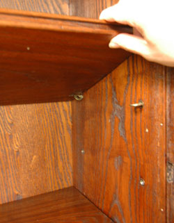 本棚と机。両方欲しい人のためのアンティークブックケース