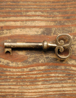 アンティークミラーサイドボード