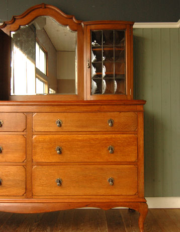 アンティークミラーサイドボード