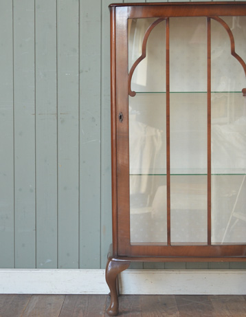 k-566-f アンティーク ガラスキャビネット