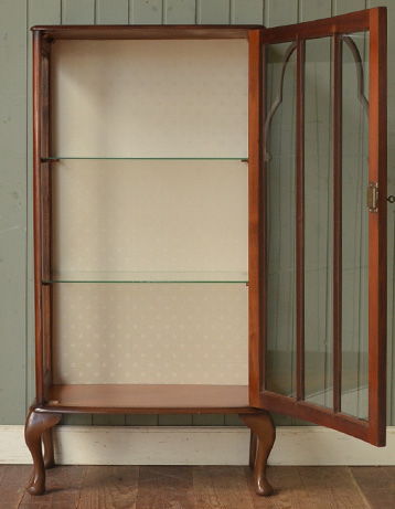 k-566-f アンティーク ガラスキャビネット