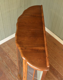 k-571-f アンティーク ガラスキャビネット