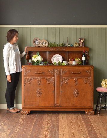 k-651-f アンティークサイドボード