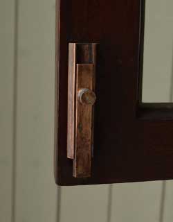 k-737k-f アンティークビューローブックケースの金具