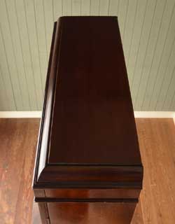 k-737k-f アンティークビューローブックケースの天板