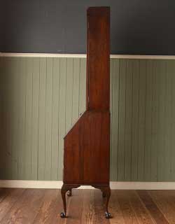 k-737k-f アンティークビューローブックケースの横から