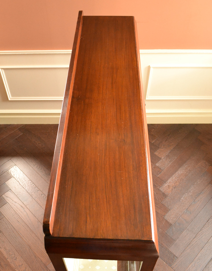 k-745-f アンティークガラスキャビネットの天板