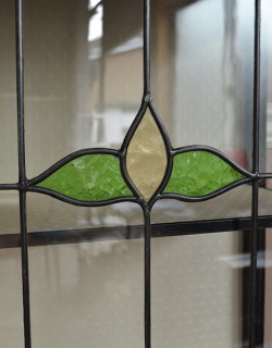 k-789-f アンティークガラスブックケースのガラス