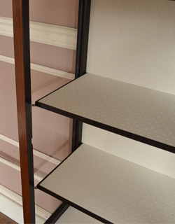 k-789-f アンティークガラスブックケースの扉内