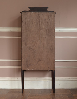 k-789-f アンティークガラスブックケースの後ろ