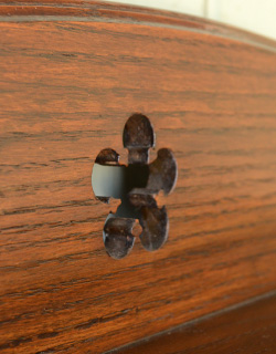 k-795-f アンティークビューローのくり抜き