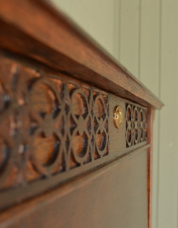 k-795-f アンティークビューローの装飾