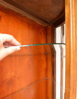 k-796-f アンティークガラスキャビネットの棚板