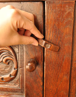 k-817k-f アンティークサイドボードの取っ手