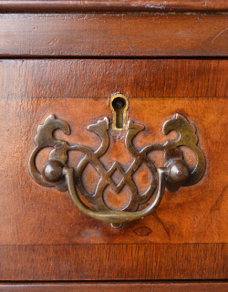 k-867-f アンティークデスクの鍵穴、取っ手