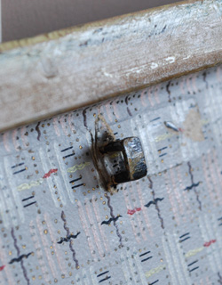 k-907-f アンティークブランケットボックス（クリーム）の金具