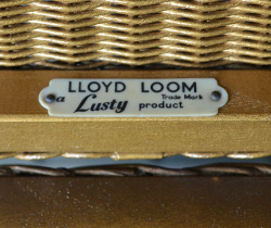 k-923-f アンティークロイドルームボックス（ゴールド）のタグ