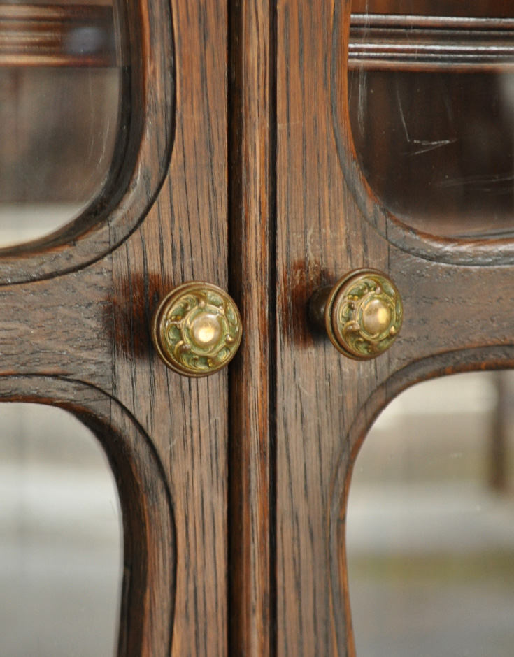 k-928-f アンティークカップボードの取っ手