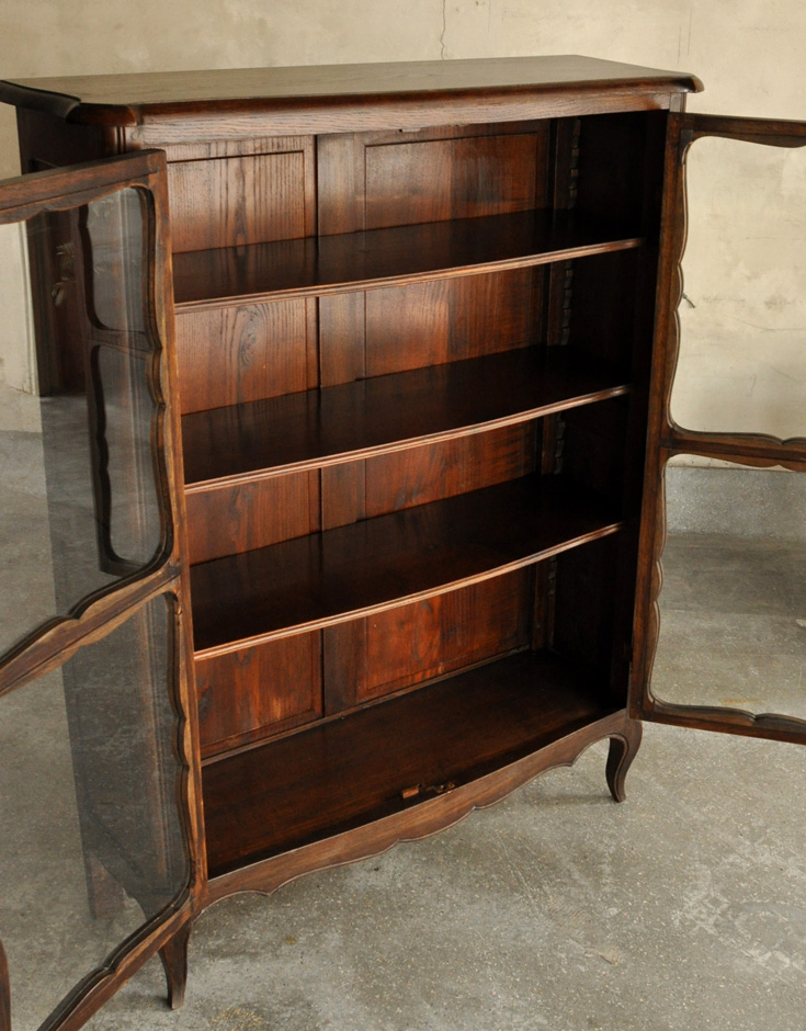 k-928-f アンティークカップボードの扉内