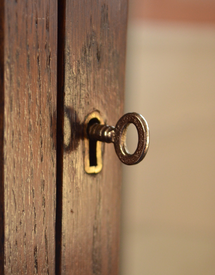 k-938-f アンティークガラスキャビネットの取っ手