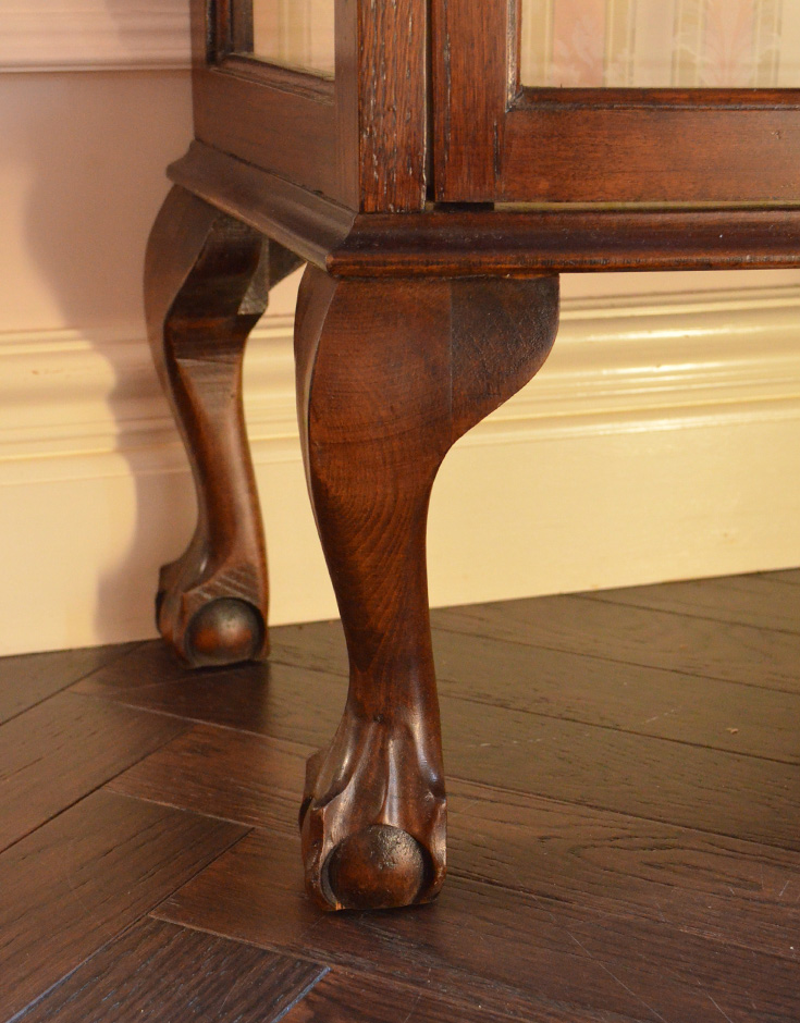 k-938-f アンティークガラスキャビネットの脚