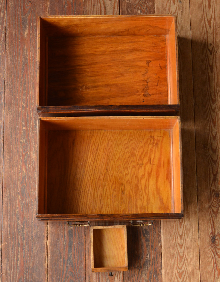 k-941-f アンティークサイドバイサイドの引き出し