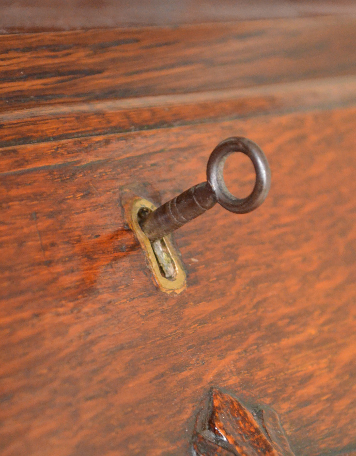 k-941-f アンティークサイドバイサイドの鍵穴