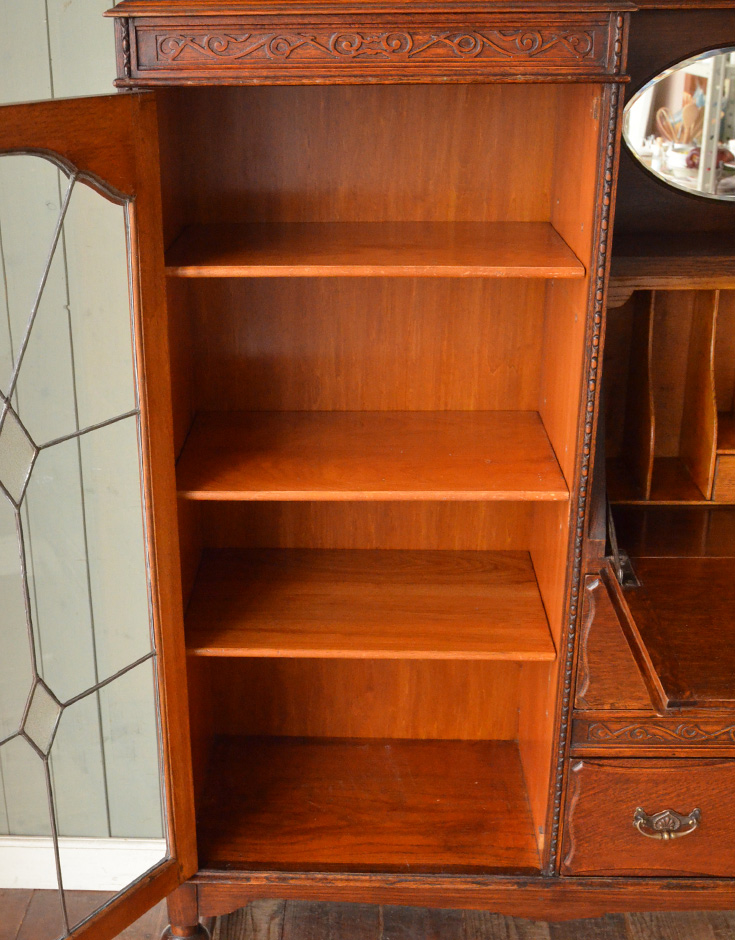 k-941-f アンティークサイドバイサイドの扉内