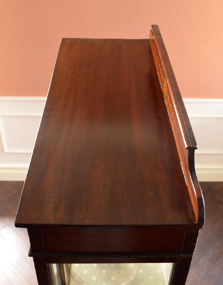 k-951-f アンティークガラスキャビネットの天板