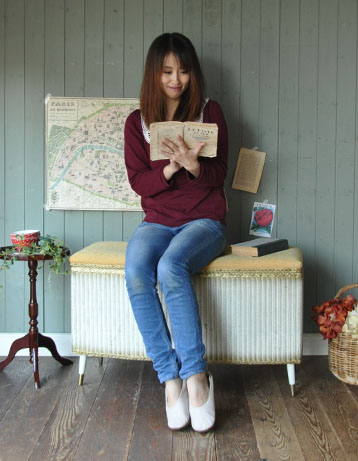 m-240-f アンティーク ブランケットボックス