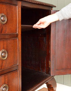 m-262-f アンティークサイドボードの棚板