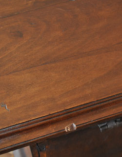 m-266-f アンティークブランケットボックスのキズ