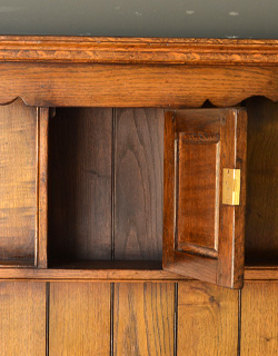 m-268-f アンティークドレッサーの扉内