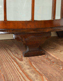 m-292-f アンティークガラスキャビネット（飾り棚）の脚