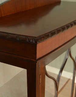 m-313-f アンティークガラスショーケースの彫り