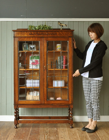 q-160-f アンティークブックケース