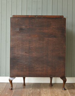 q-169-f アンティーク ガラスキャビネット