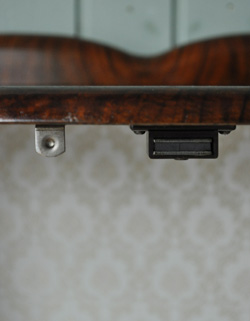 q-172-f アンティーク ガラスキャビネット