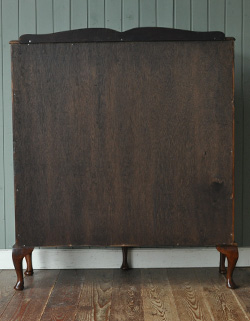 q-172-f アンティーク ガラスキャビネット