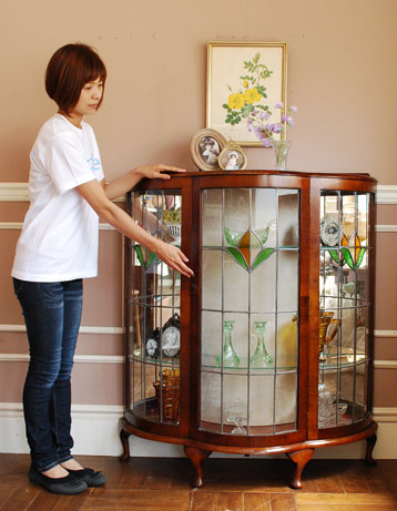 q-176-f アンティークショーケース