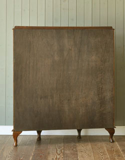 q-204-f アンティーク ガラスキャビネット