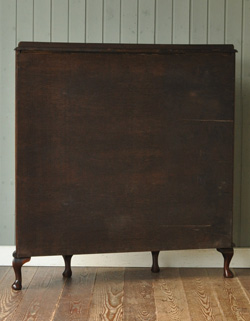 q-206-f アンティーク ガラスキャビネット