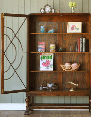 q-209-f アンティークブックケース