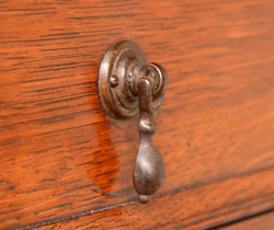 q-248-f アンティークのビューローブックケース